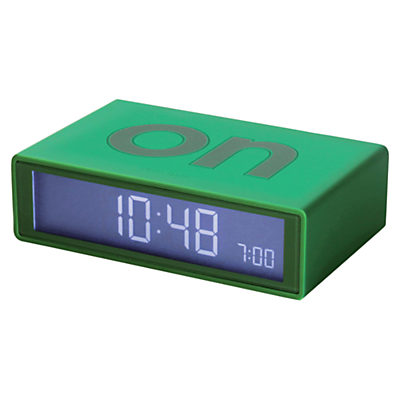 Lexon Flip Alarm Clock Green Lexon Flip Alarm Clock Green